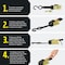 Dc Cargo 1in X 9' Bolt-On Retractable Ratchet Straps, 2PK 19RRBO-2 - alternate 7